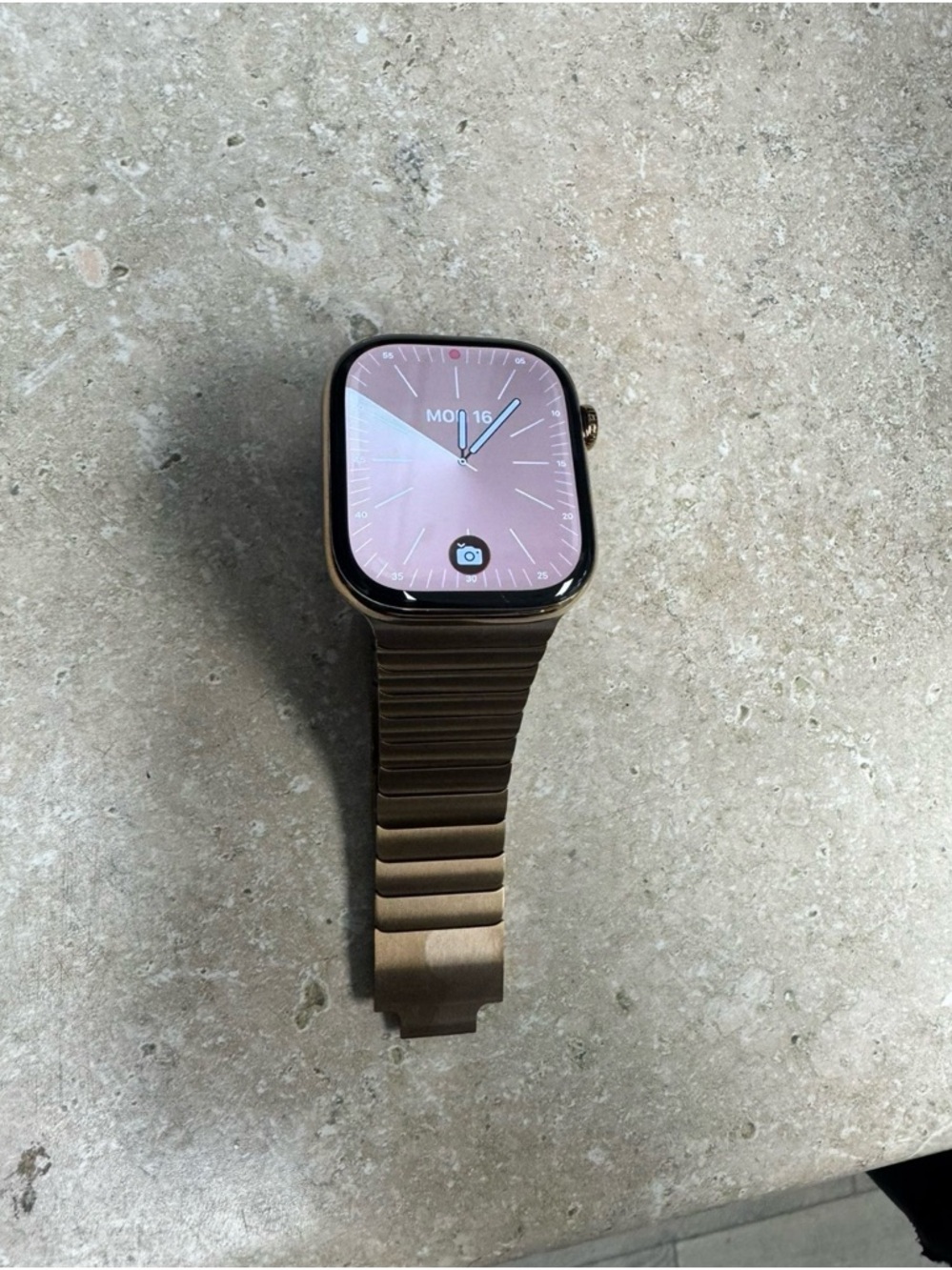 Apple Gold Smartwatch with Gold Metal Link Band